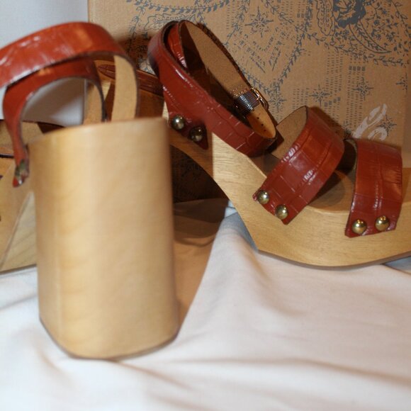 NIB Women's Free People Mallory Leather Clog Sandal EU 40 US 9-9.5 - Picture 5 of 7